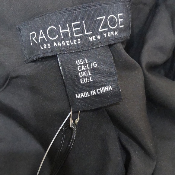 NWT Rachel Zoe Vest Size Large White Black Red Houndstooth - Picture 6 of 9